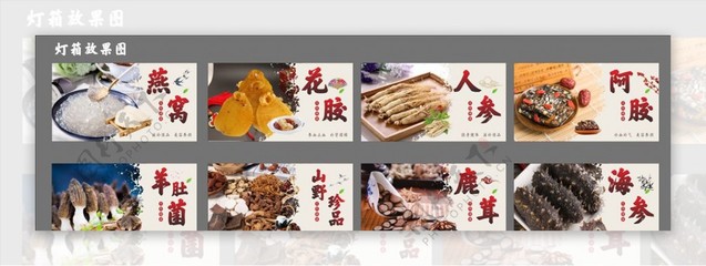 燕窝养生产品海报灯箱