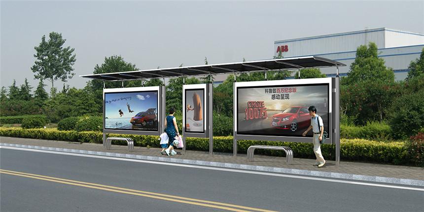 候车亭厂家新型广告灯箱的优点